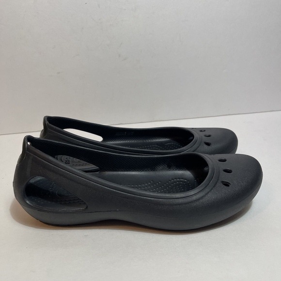CROCS Kadee Women’s 8 Slip On Shoes Black 11215 - Picture 2 of 4